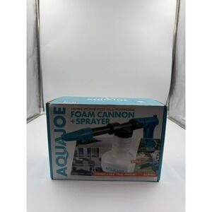 Aqua Joe Hose Powered Adjustable Foam Cannon Spray Gun 2 In‎ 1